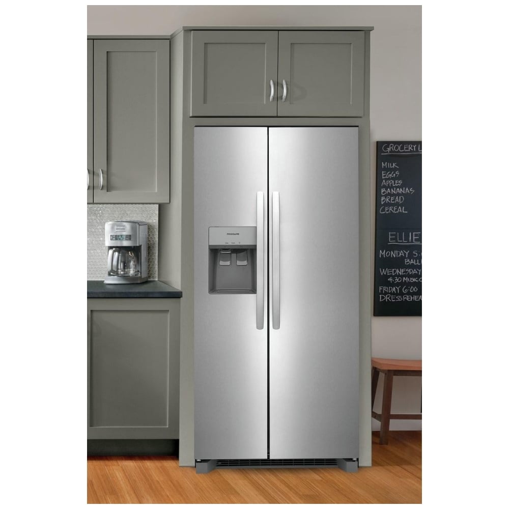 Frigidaire 22.3 Cu. Ft. 33" Standard Depth Side by Side Refrigerator FRSS2323AS