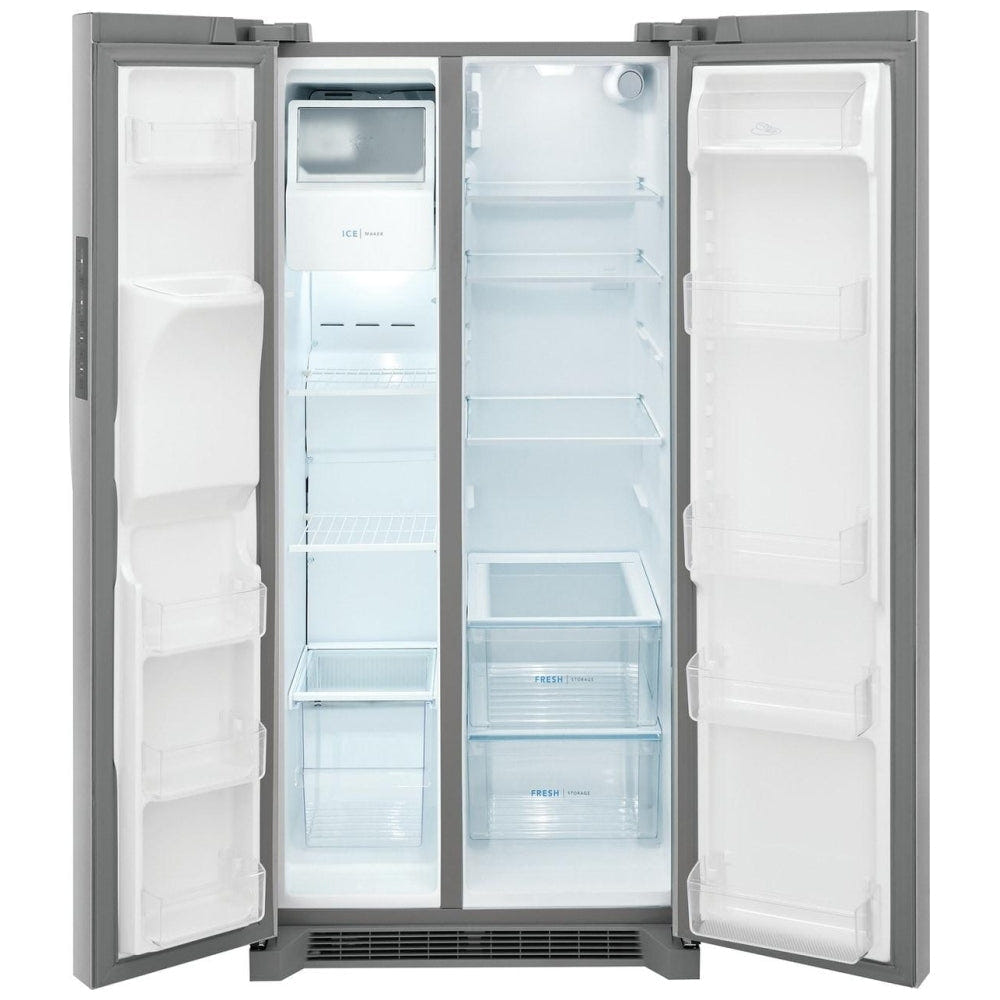 Frigidaire 22.3 Cu. Ft. 33" Standard Depth Side by Side Refrigerator FRSS2323AS