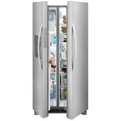 Frigidaire 22.3 Cu. Ft. 33" Standard Depth Side by Side Refrigerator FRSS2323AS