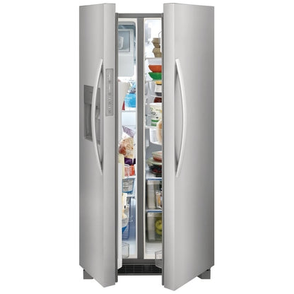 Frigidaire 22.3 Cu. Ft. 33" Standard Depth Side by Side Refrigerator FRSS2323AS