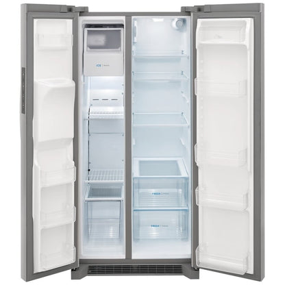 Frigidaire 22.3 Cu. Ft. 33" Standard Depth Side by Side Refrigerator FRSS2323AS