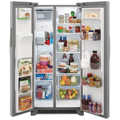 Frigidaire 22.3 Cu. Ft. 33" Standard Depth Side by Side Refrigerator FRSS2323AS