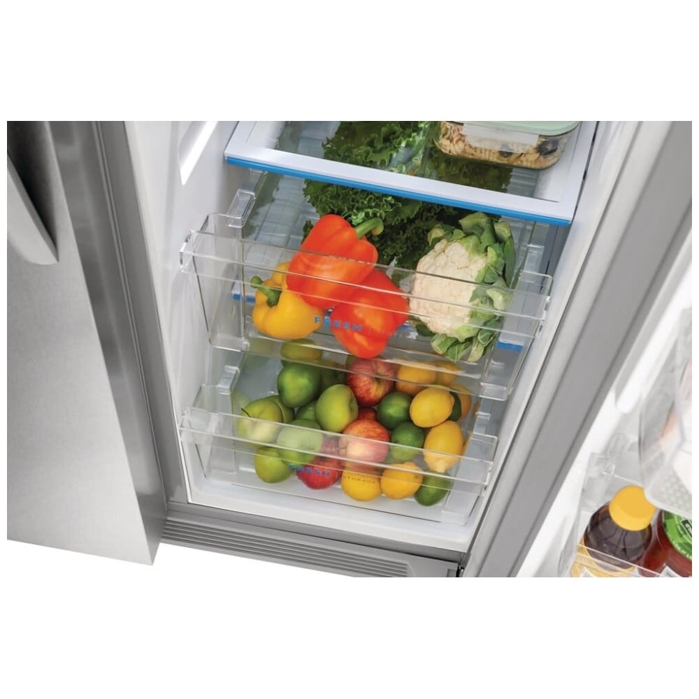 Frigidaire 22.3 Cu. Ft. 33" Standard Depth Side by Side Refrigerator FRSS2323AS