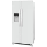 Frigidaire FRSS2323AW Side by Side Refrigerator, 33 inch Width, Ice Dispenser (Thru Door), Water Dispenser (Exterior), 22.2 cu. ft. Capacity, White colour