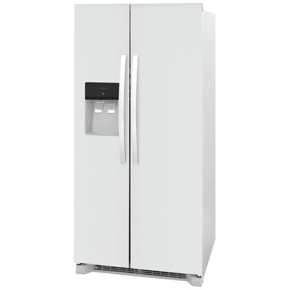 Frigidaire 22.3 Cu. Ft. 33" Standard Depth Side by Side Refrigerator FRSS2323AW