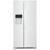 Frigidaire FRSS2323AW Side by Side Refrigerator, 33 inch Width, Ice Dispenser (Thru Door), Water Dispenser (Exterior), 22.2 cu. ft. Capacity, White colour