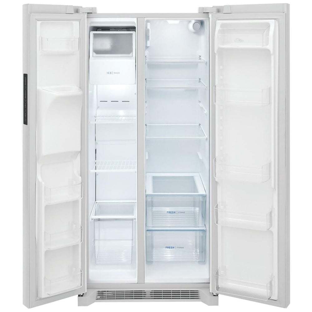 Frigidaire 22.3 Cu. Ft. 33" Standard Depth Side by Side Refrigerator FRSS2323AW