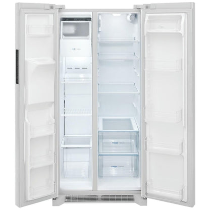 Frigidaire 22.3 Cu. Ft. 33" Standard Depth Side by Side Refrigerator FRSS2323AW