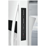 Frigidaire FRSS2323AW Side by Side Refrigerator, 33 inch Width, Ice Dispenser (Thru Door), Water Dispenser (Exterior), 22.2 cu. ft. Capacity, White colour