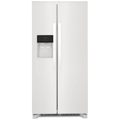 Frigidaire 22.3 Cu. Ft. 33" Standard Depth Side by Side Refrigerator FRSS2323AW