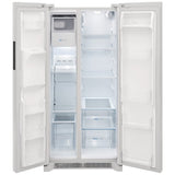 Frigidaire FRSS2323AW Side by Side Refrigerator, 33 inch Width, Ice Dispenser (Thru Door), Water Dispenser (Exterior), 22.2 cu. ft. Capacity, White colour