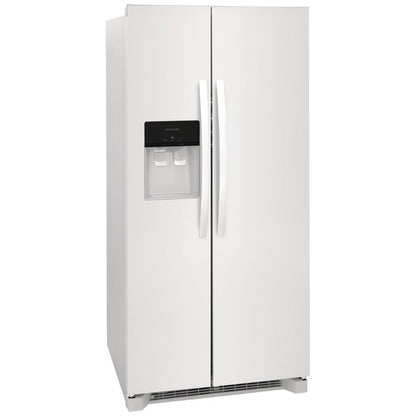 Frigidaire 22.3 Cu. Ft. 33" Standard Depth Side by Side Refrigerator FRSS2323AW