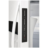 Frigidaire FRSS2323AW Side by Side Refrigerator, 33 inch Width, Ice Dispenser (Thru Door), Water Dispenser (Exterior), 22.2 cu. ft. Capacity, White colour