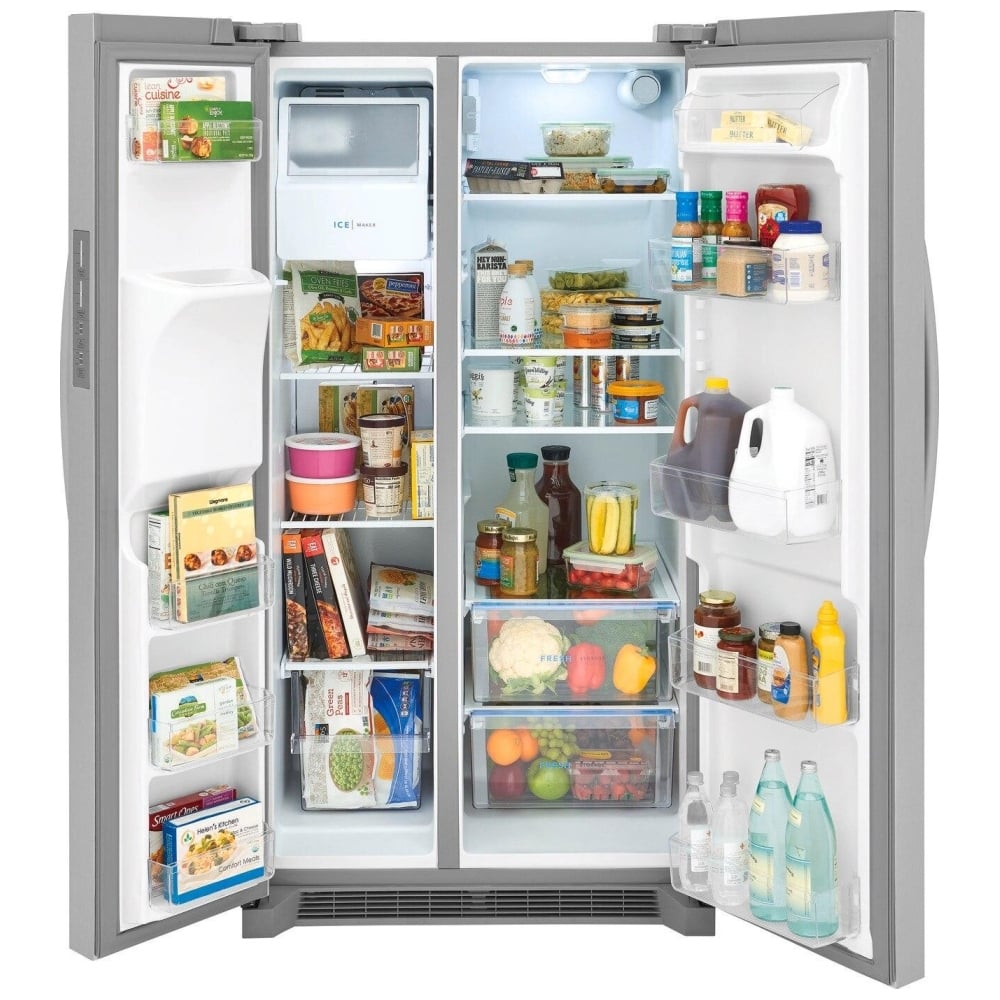 Frigidaire 25.6 Cu. Ft. 36" Standard Depth Side by Side Refrigerator FRSS2623AS