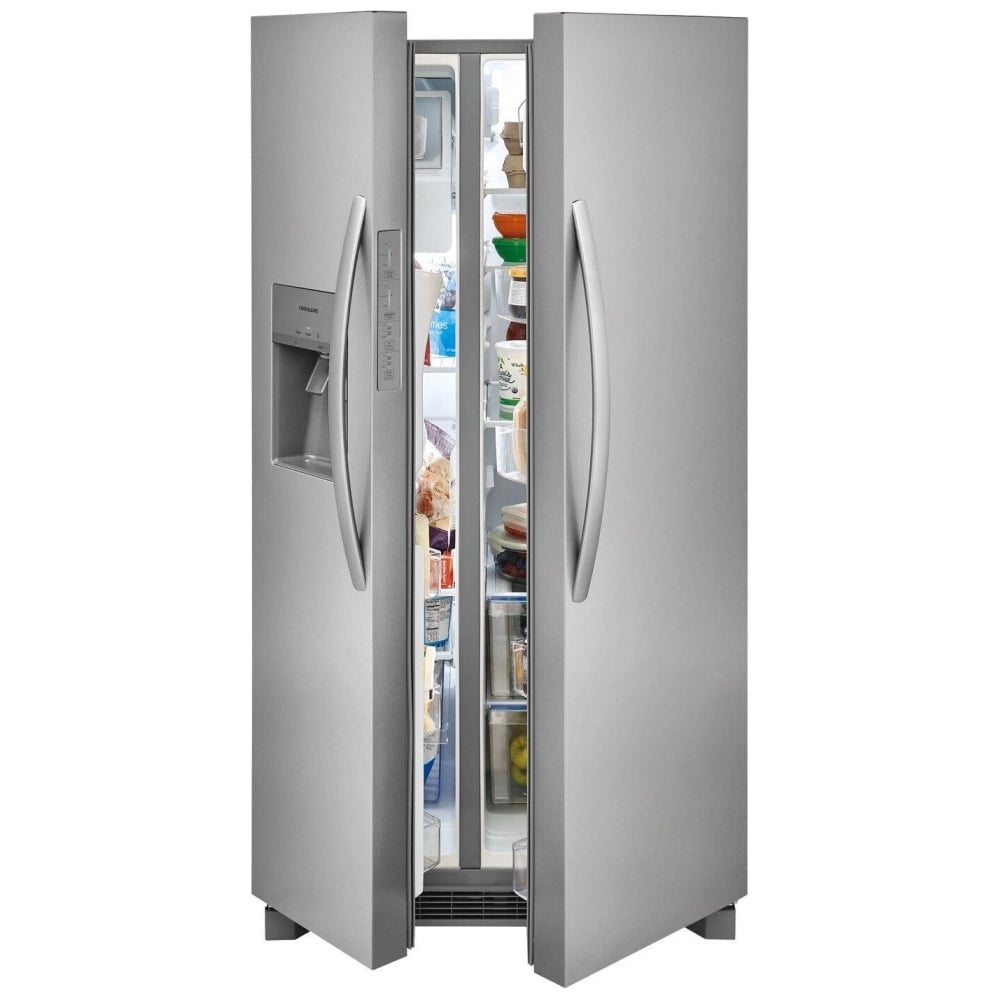 Frigidaire 25.6 Cu. Ft. 36" Standard Depth Side by Side Refrigerator FRSS2623AS