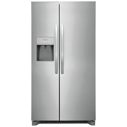 Frigidaire 25.6 Cu. Ft. 36" Standard Depth Side by Side Refrigerator FRSS2623AS