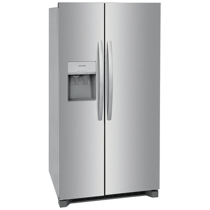 Frigidaire 25.6 Cu. Ft. 36" Standard Depth Side by Side Refrigerator FRSS2623AS