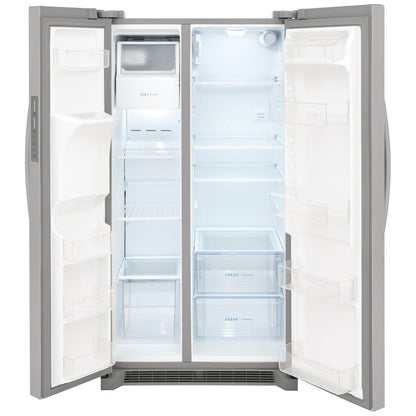 Frigidaire 25.6 Cu. Ft. 36" Standard Depth Side by Side Refrigerator FRSS2623AS
