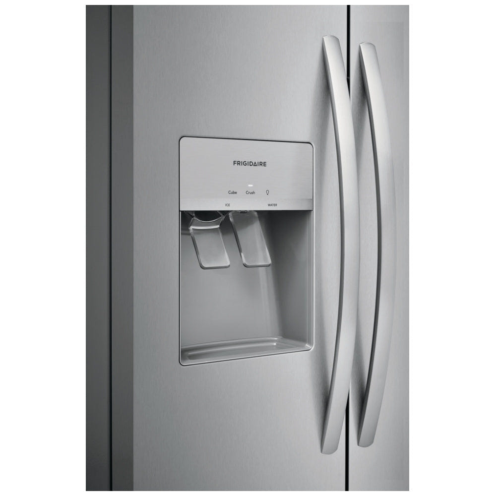 Frigidaire 25.6 Cu. Ft. 36" Standard Depth Side by Side Refrigerator FRSS2623AS