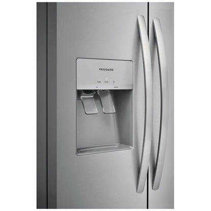 Frigidaire 25.6 Cu. Ft. 36" Standard Depth Side by Side Refrigerator FRSS2623AS