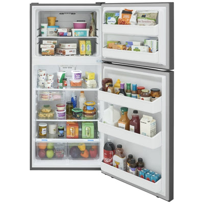 Frigidaire FRTE1835AS Top Freezer Refrigerator, 30 inch Width, 18.2 cu. ft. Capacity, Stainless Steel colour