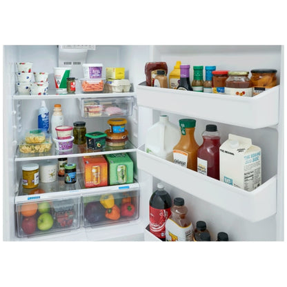 Frigidaire FRTE1835AV Top Freezer Refrigerator, 30 inch Width, 18.2 cu. ft. Capacity, Stainless Steel colour