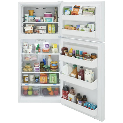 Frigidaire FRTE1835AW 顶部冷冻冰箱，28 英寸宽，18.2 立方英尺容量，白色