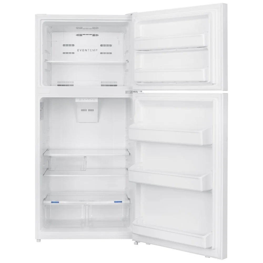 Frigidaire FRTE1835AW 顶部冷冻冰箱，28 英寸宽，18.2 立方英尺容量，白色