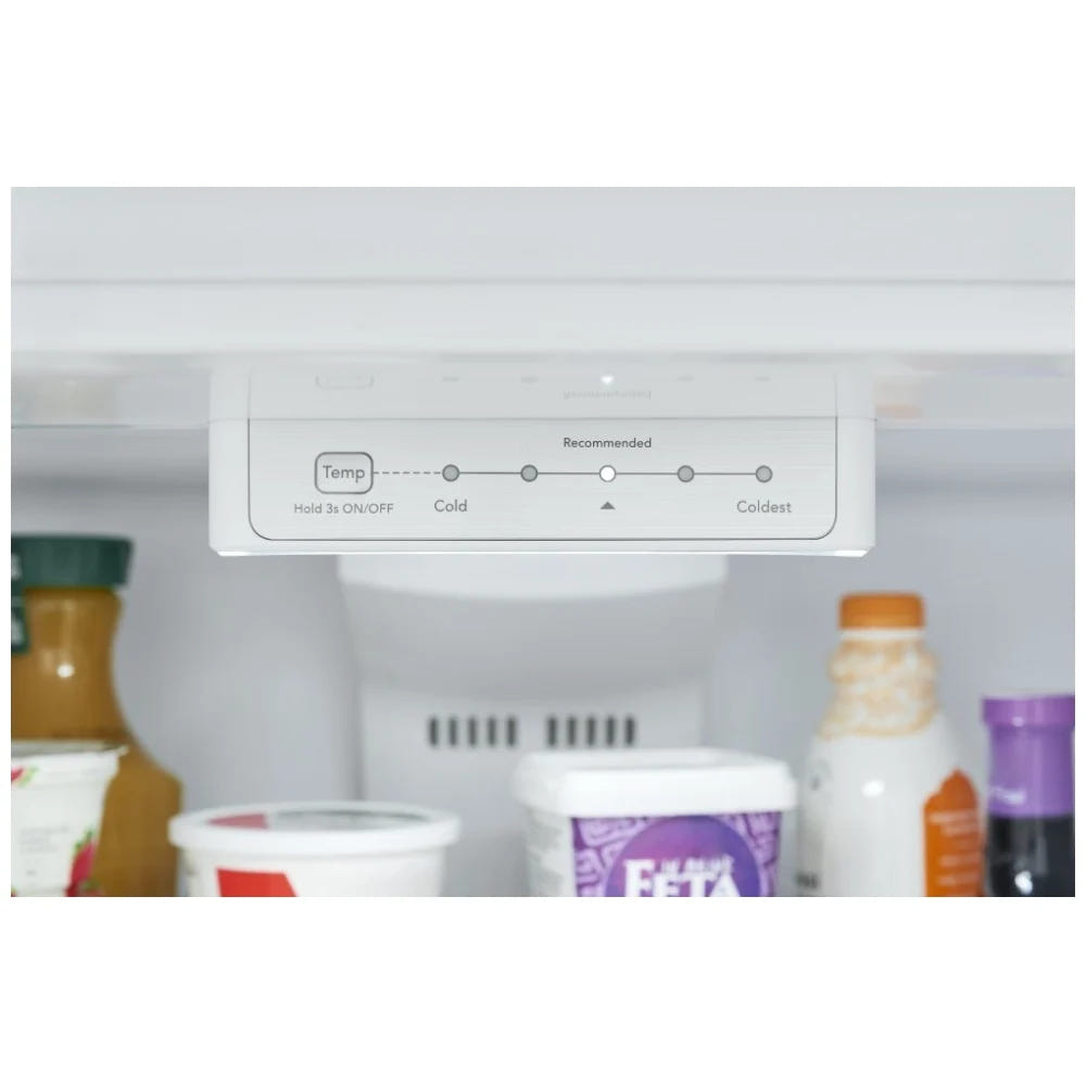 Frigidaire FRTE1835AW 顶部冷冻冰箱，28 英寸宽，18.2 立方英尺容量，白色