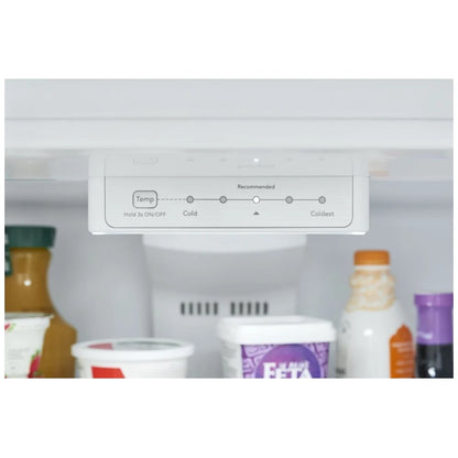 Frigidaire FRTE1835AW 顶部冷冻冰箱，28 英寸宽，18.2 立方英尺容量，白色