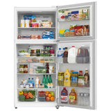 Frigidaire FRTE2246AW Top Freezer Refrigerator, 30 inch Width, 22 cu. ft. Capacity, Optional Ice Maker (Special Order), ENERGY STAR Certified, White colour, Even Temp™ Cooling