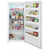 Frigidaire FRUF2020AW Upright Freezer, 33 inch Width, 20 cu. ft. Capacity, Automatic, Reversible Door, Interior Light (Freezer), White colour