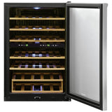 Frigidaire FRWW4543AS 45 Bottle Two-Zone Wine Cooler