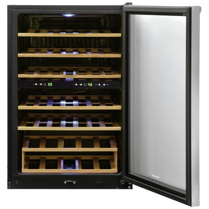 Frigidaire 45 Bottle Two-Zone Wine Cooler FRWW4543AS