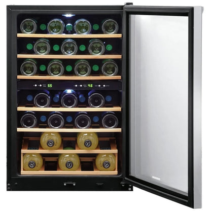 Frigidaire 45 瓶双区葡萄酒冷却器 FRWW4543AS