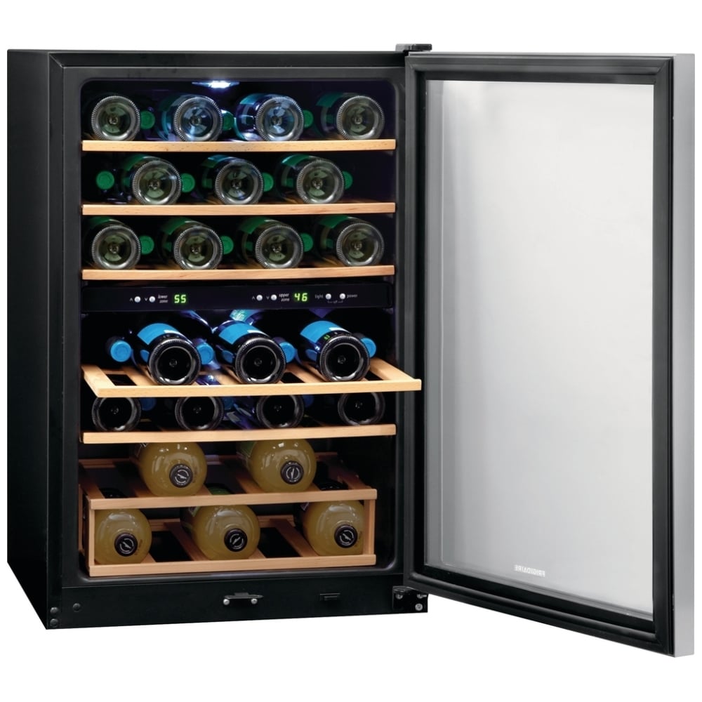 Frigidaire 45 Bottle Two-Zone Wine Cooler FRWW4543AS