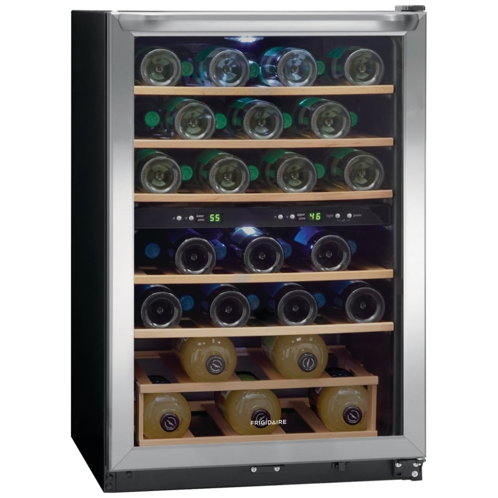 Frigidaire 45 Bottle Two-Zone Wine Cooler FRWW4543AS