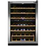Frigidaire FRWW4543AS 45 Bottle Two-Zone Wine Cooler