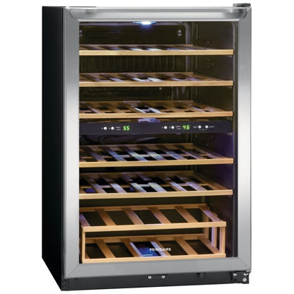 Frigidaire 45 Bottle Two-Zone Wine Cooler FRWW4543AS