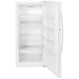 GE FUF14DLRWW Upright Freezer, 28 inch Width, 14.1 cu. ft. Capacity, Frost Free, ENERGY STAR Certified, Interior Light (Freezer), White colour