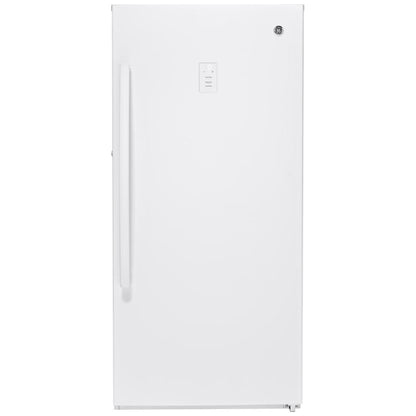 GE FUF14DLRWW Upright Freezer | 13 - 15 Cu. Ft. Capacity | White