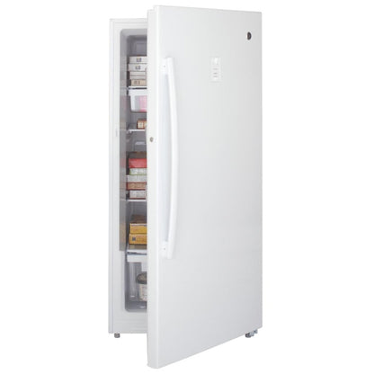 GE FUF14DLRWW Upright Freezer | 13 - 15 Cu. Ft. Capacity | White