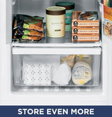 GE FUF14SMRWW Upright Freezer, 28 inch Width, 14.1 cu. ft. Capacity, Frost Free, Interior Light (Freezer), White colour