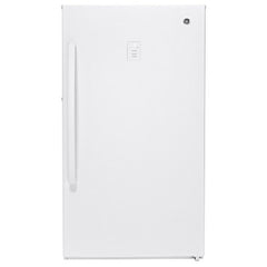 GE FUF14SMRWW Upright Freezer, 28 inch Width, 14.1 cu. ft. Capacity, Frost Free, Interior Light (Freezer), White colour