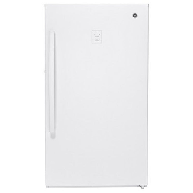 GE FUF14SMRWW Upright Freezer, 28 inch Width, 14.1 cu. ft. Capacity, Frost Free, Interior Light (Freezer), White colour