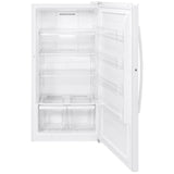 GE FUF17DLRWW Upright Freezer, 33 inch Width, 17.3 cu. ft. Capacity, Frost Free, ENERGY STAR Certified, Interior Light (Freezer), White colour