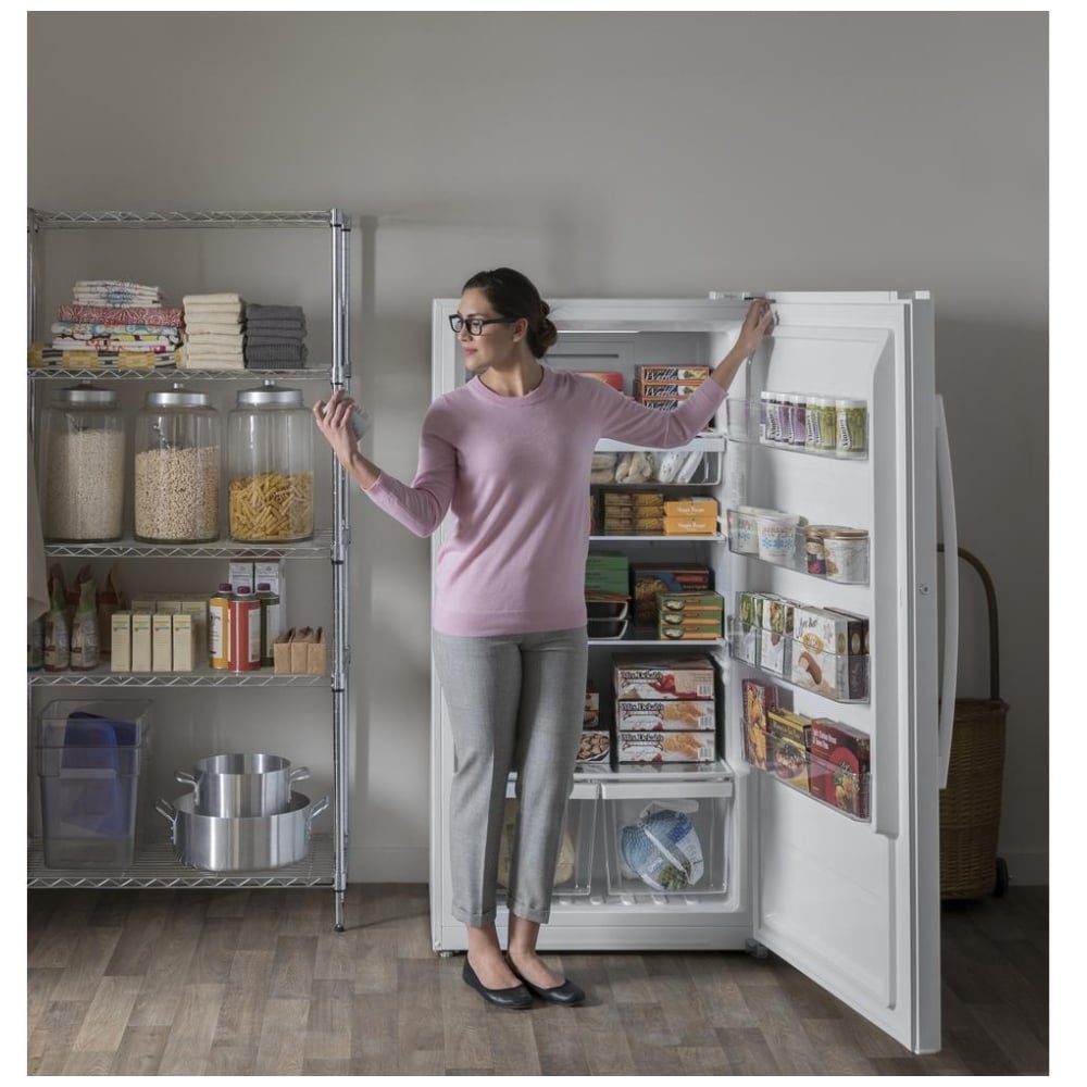 GE FUF17DLRWW Upright Freezer