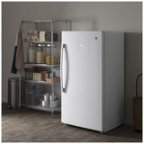 GE FUF17SMRWW Upright Freezer, 33 inch Width, 17.3 cu. ft. Capacity, Frost Free, Interior Light (Freezer), White colour