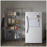 GE FUF17SMRWW Upright Freezer, 33 inch Width, 17.3 cu. ft. Capacity, Frost Free, Interior Light (Freezer), White colour