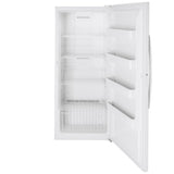 GE FUF21SMRWW Upright Freezer, 33 inch Width, 21.3 cu. ft. Capacity, Frost Free, Interior Light (Freezer), White colour